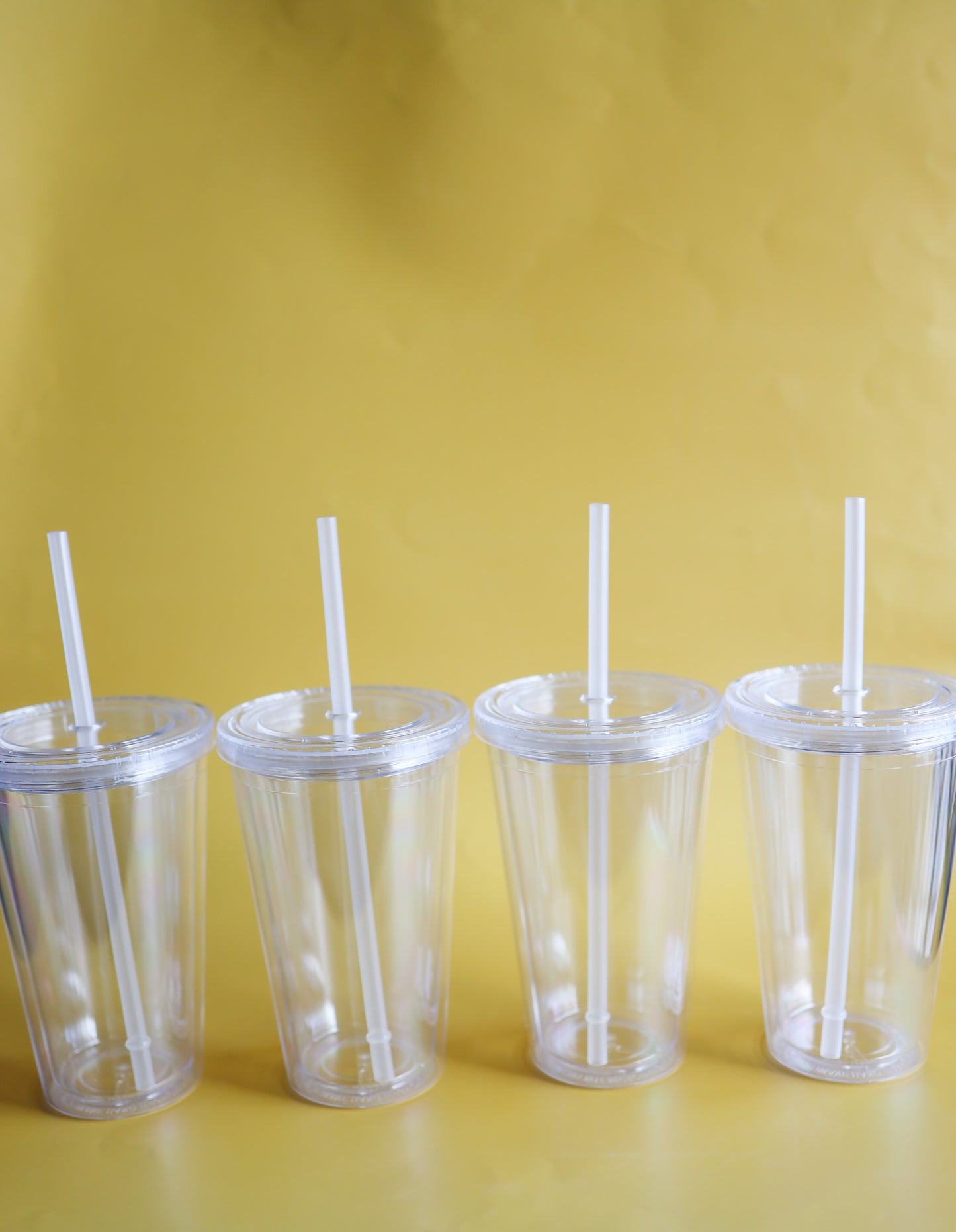 Clear 16 oz tumbler