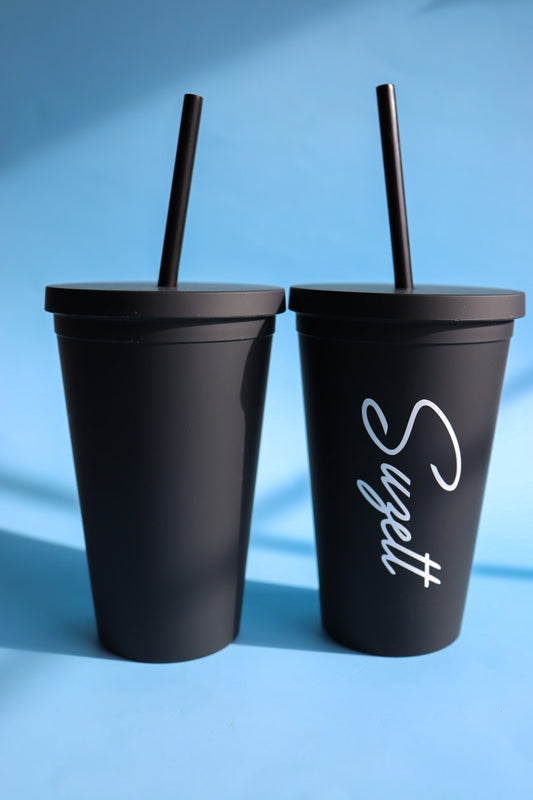 Black 16oz classic tumbler
