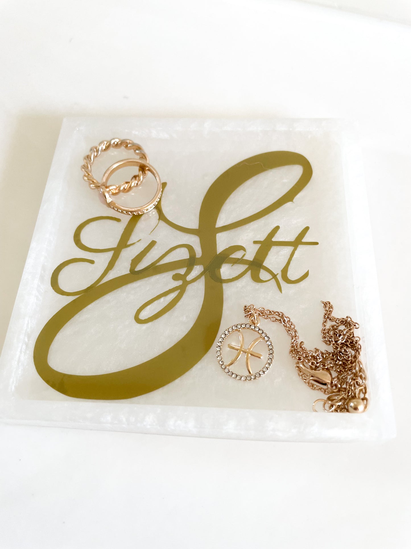 Custom small tray