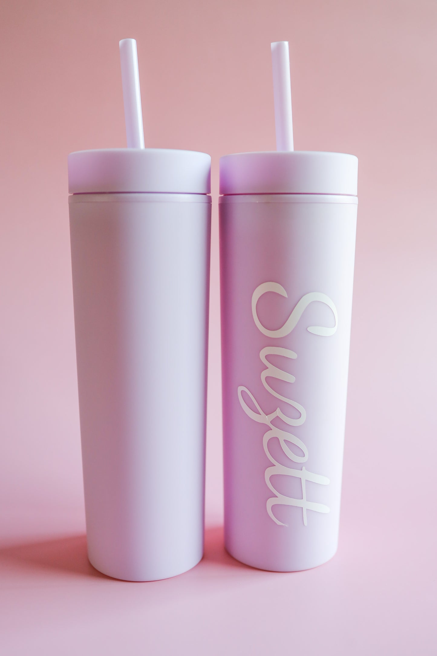 Pastel purple Skinny tumbler