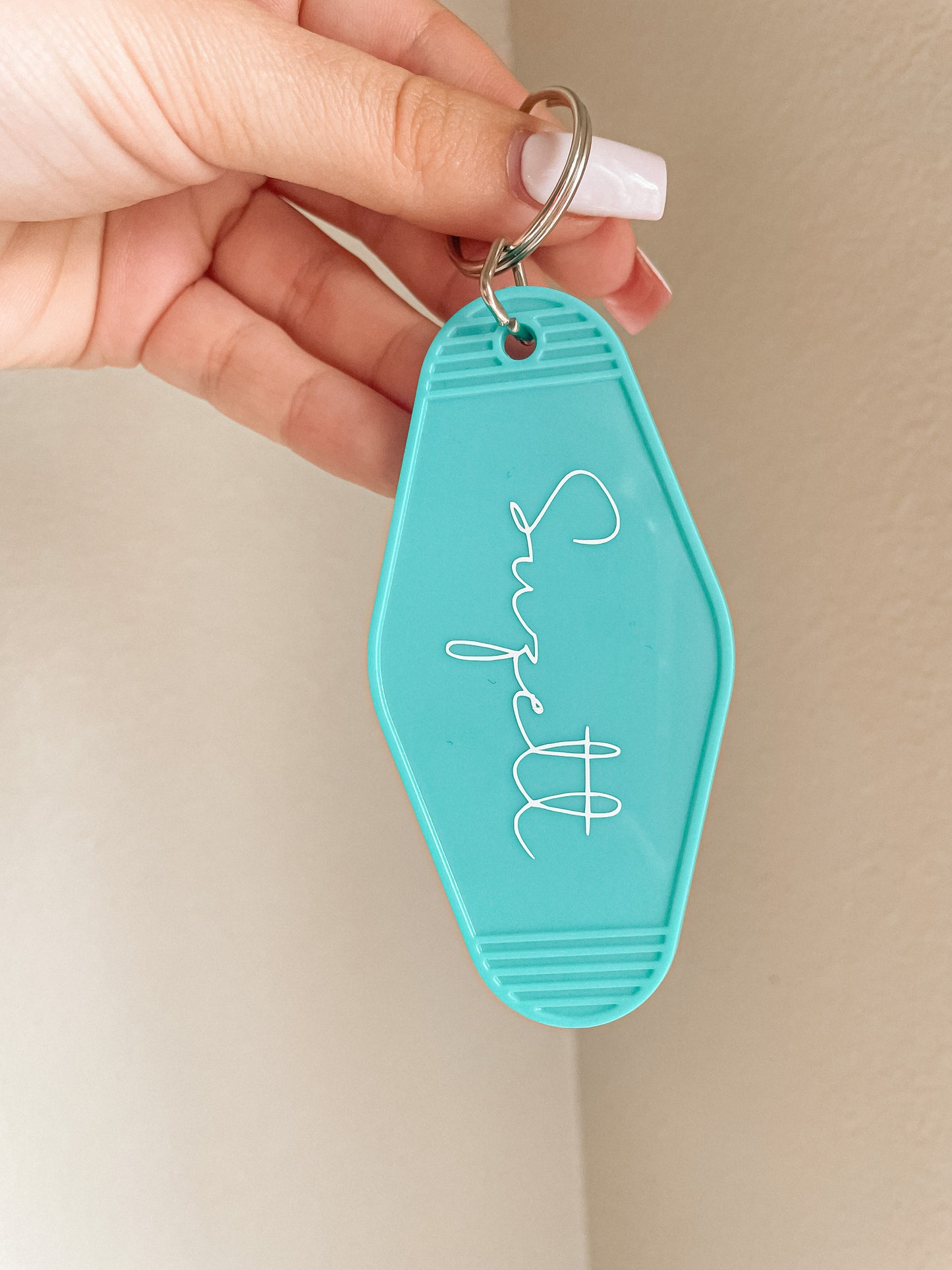 Motel keychain