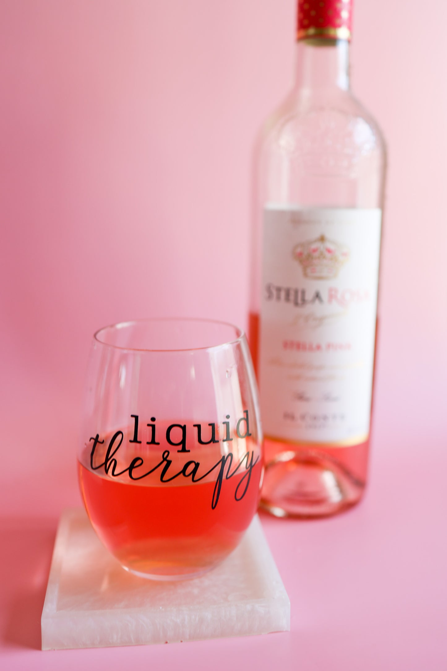 Liquid therapy wine glass cup