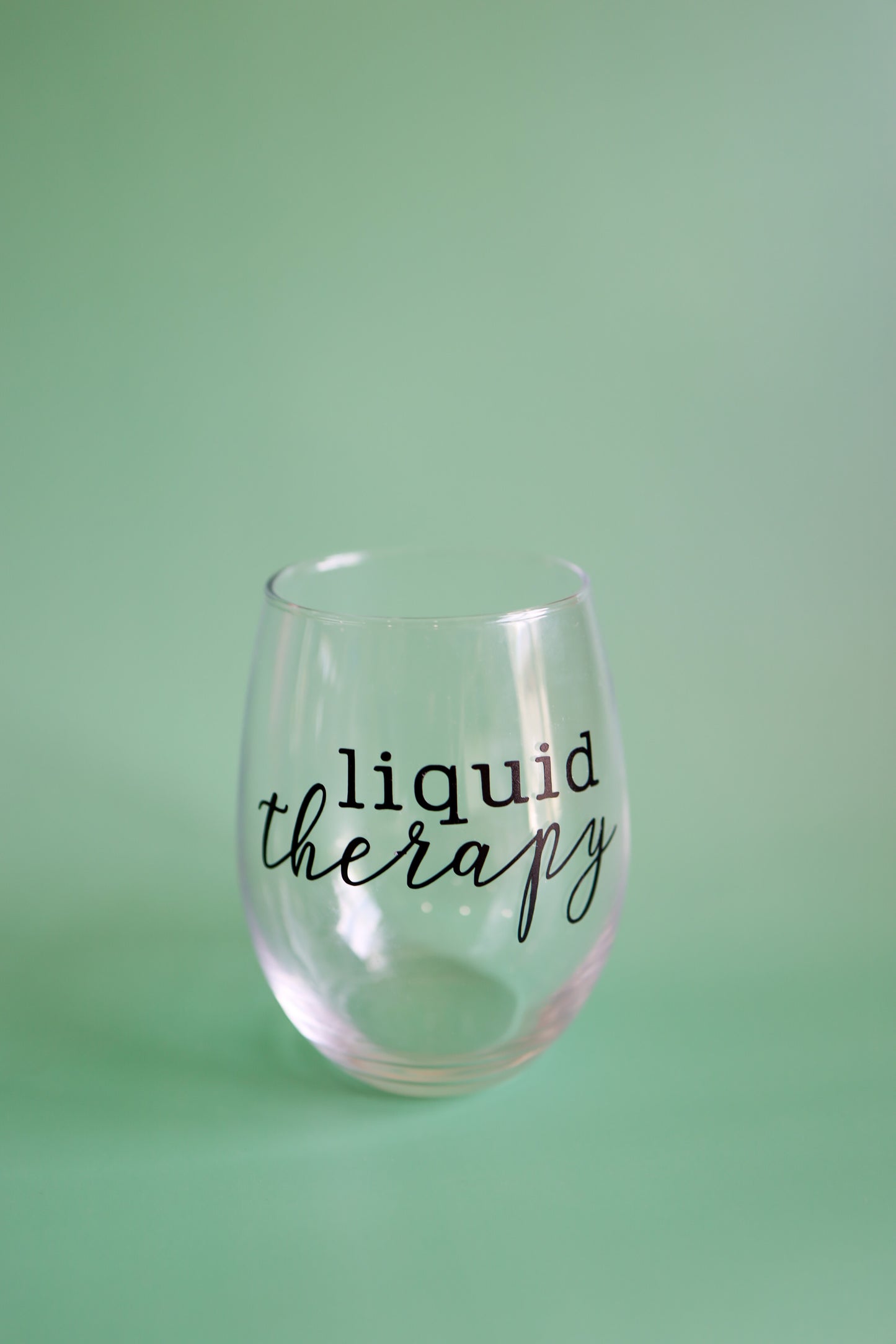 Liquid therapy wine glass cup