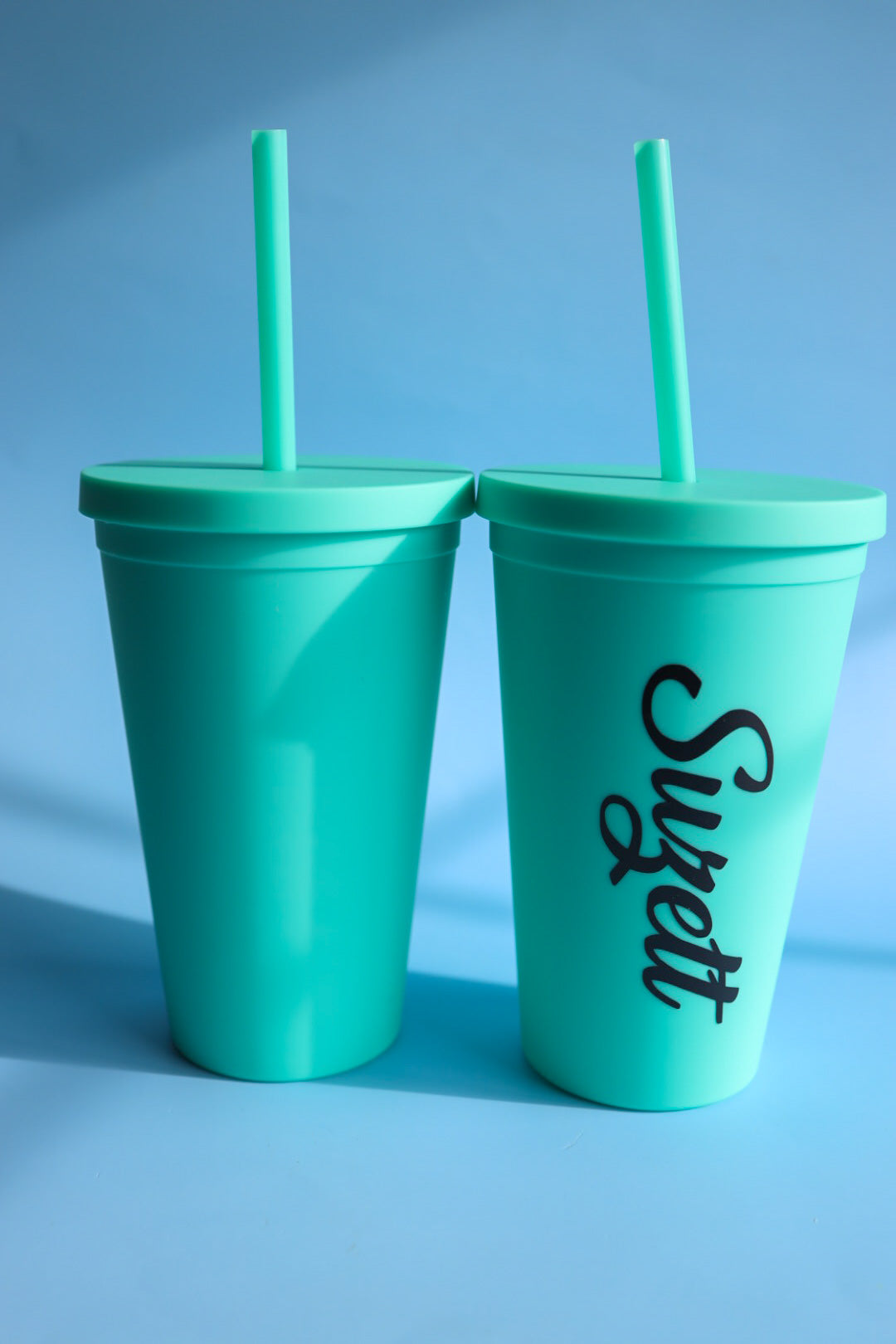 Aqua 16 oz classic tumbler