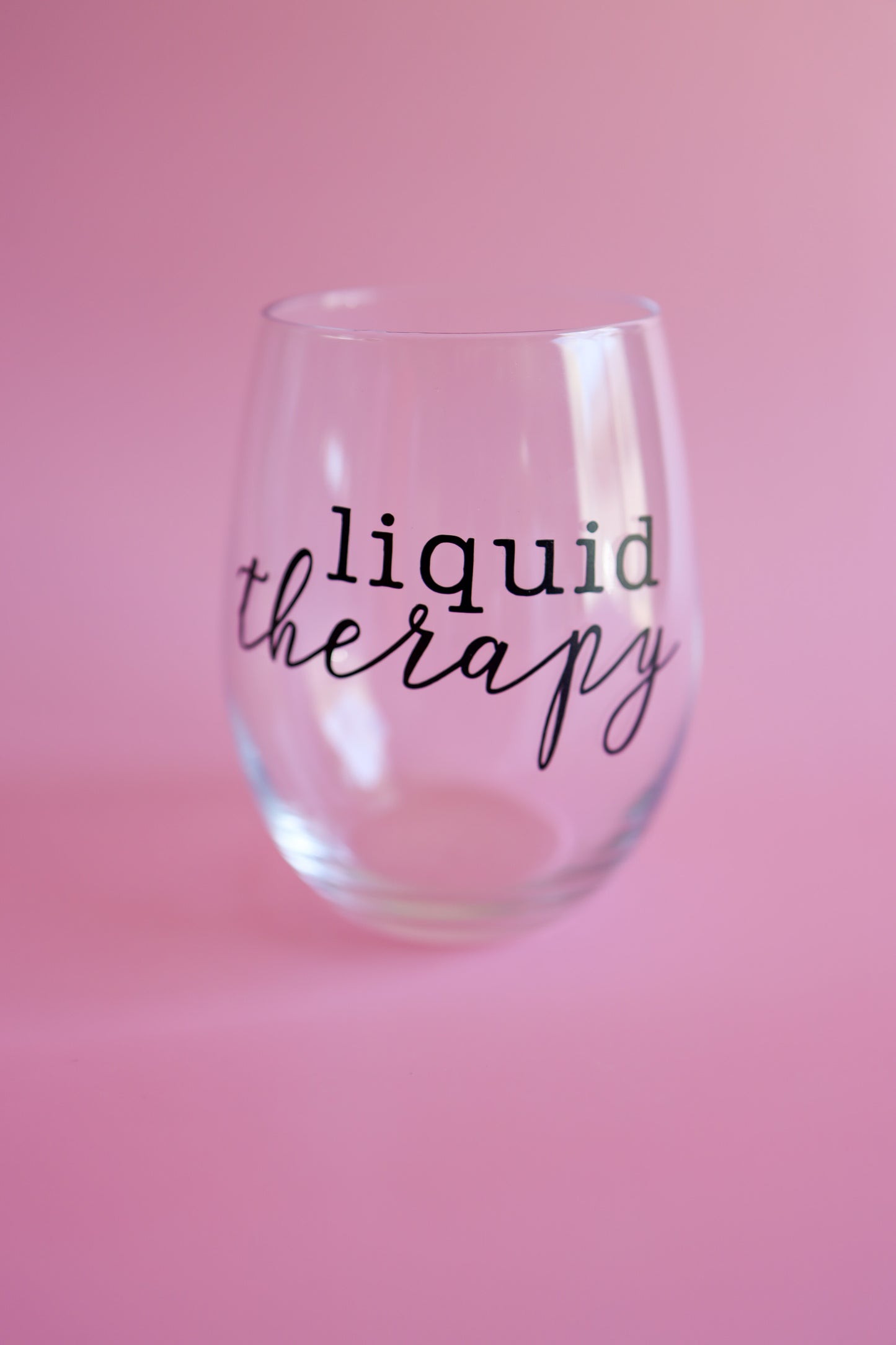 Liquid therapy wine glass cup