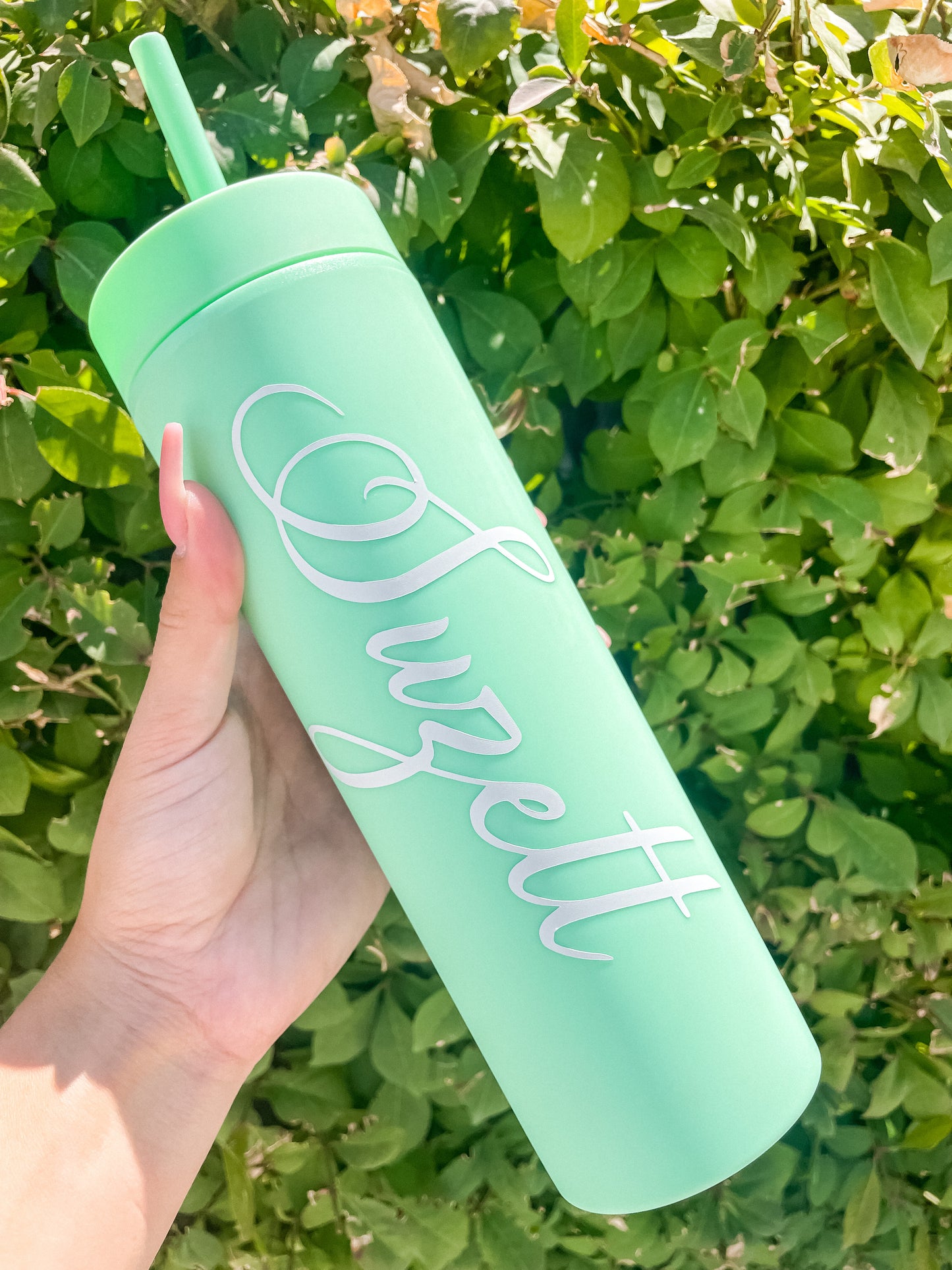 Mint skinny tumbler