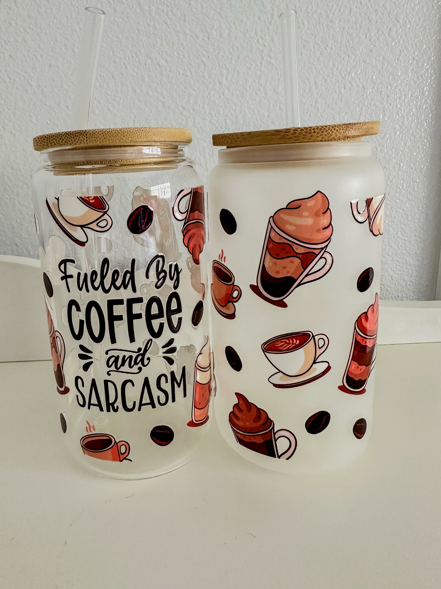 Fueled by coffee and sarcasm cup