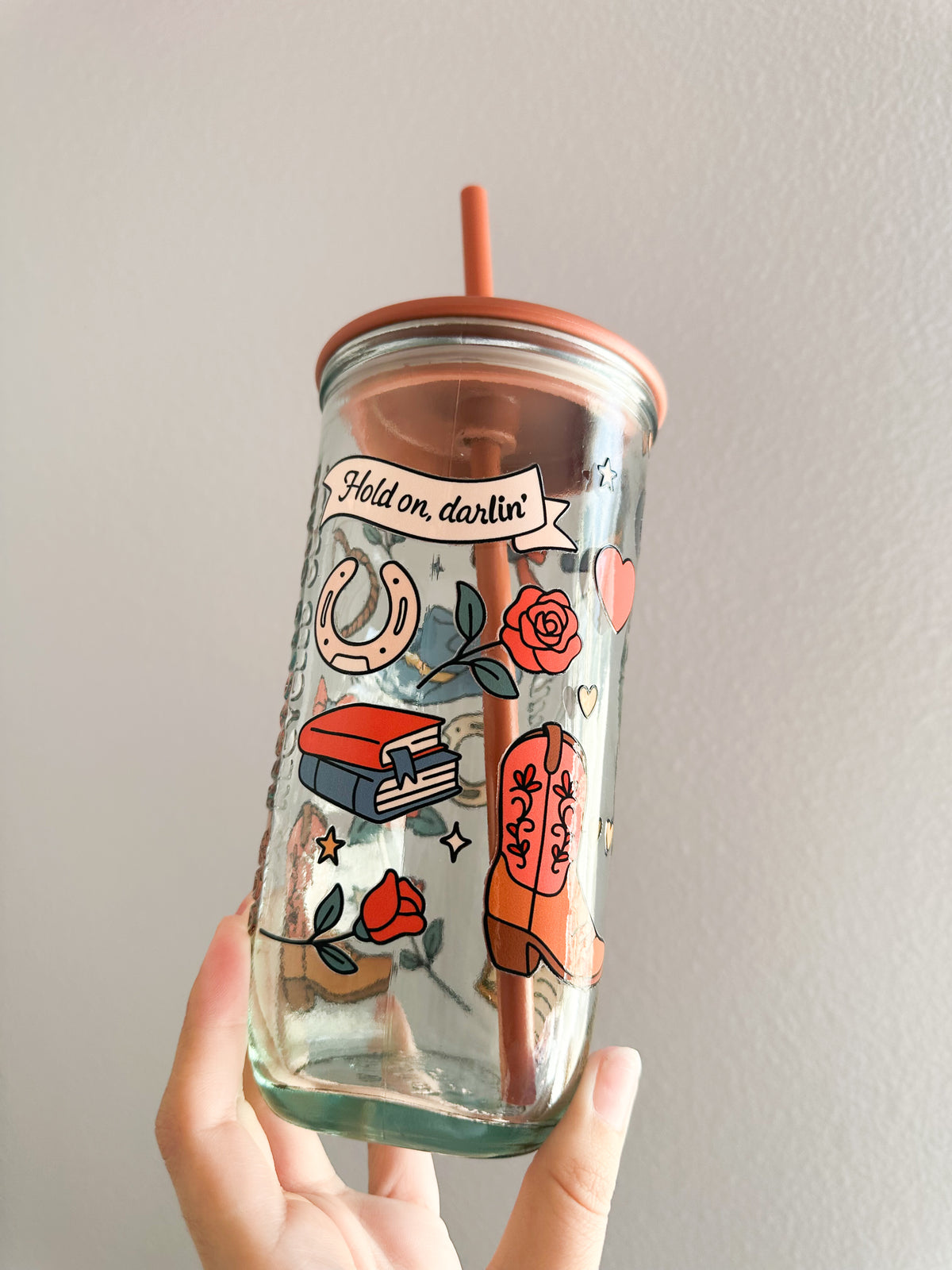 Cowgirl book girly starbs cup
