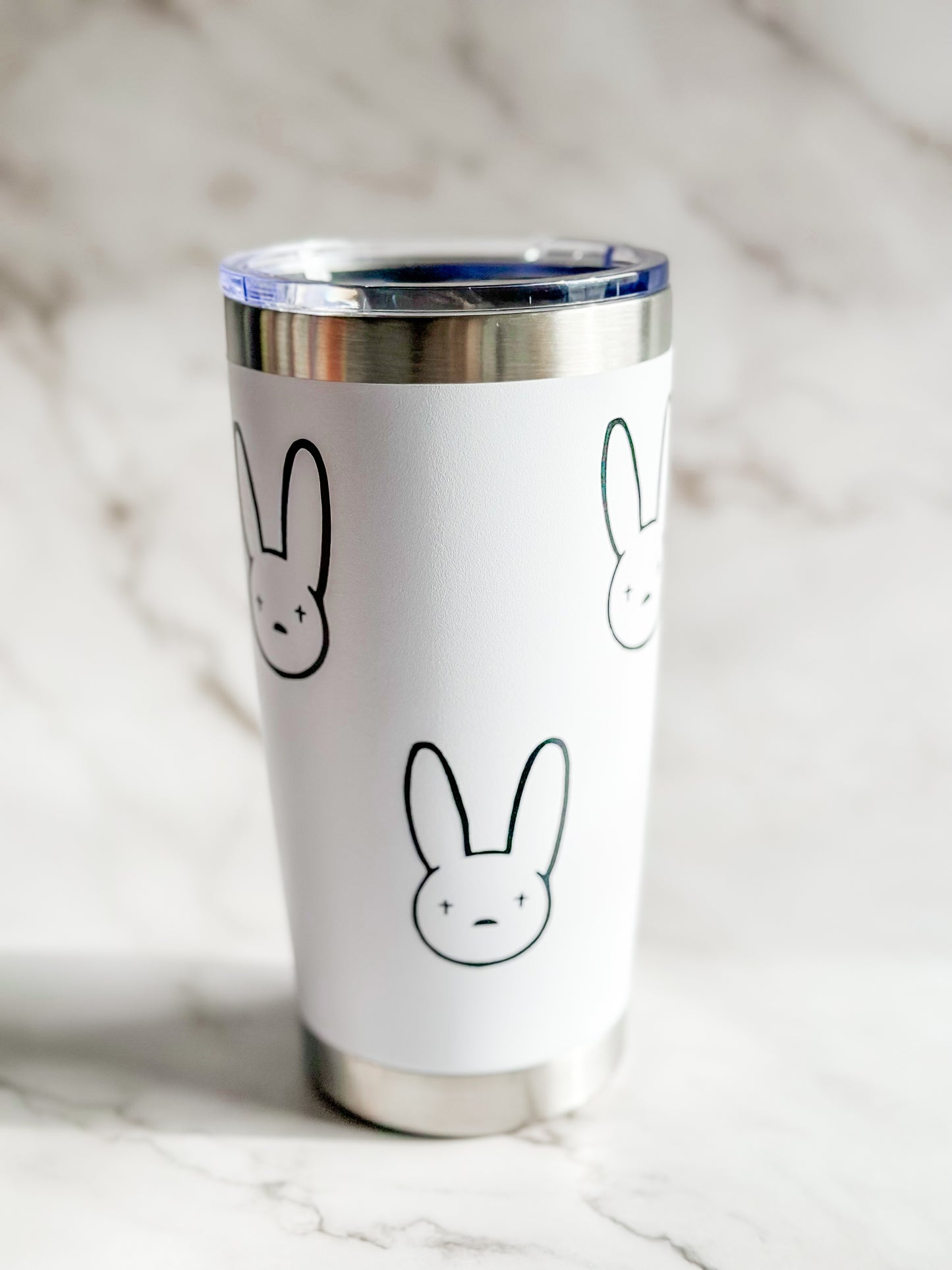 Bad bunny stainless steel cup