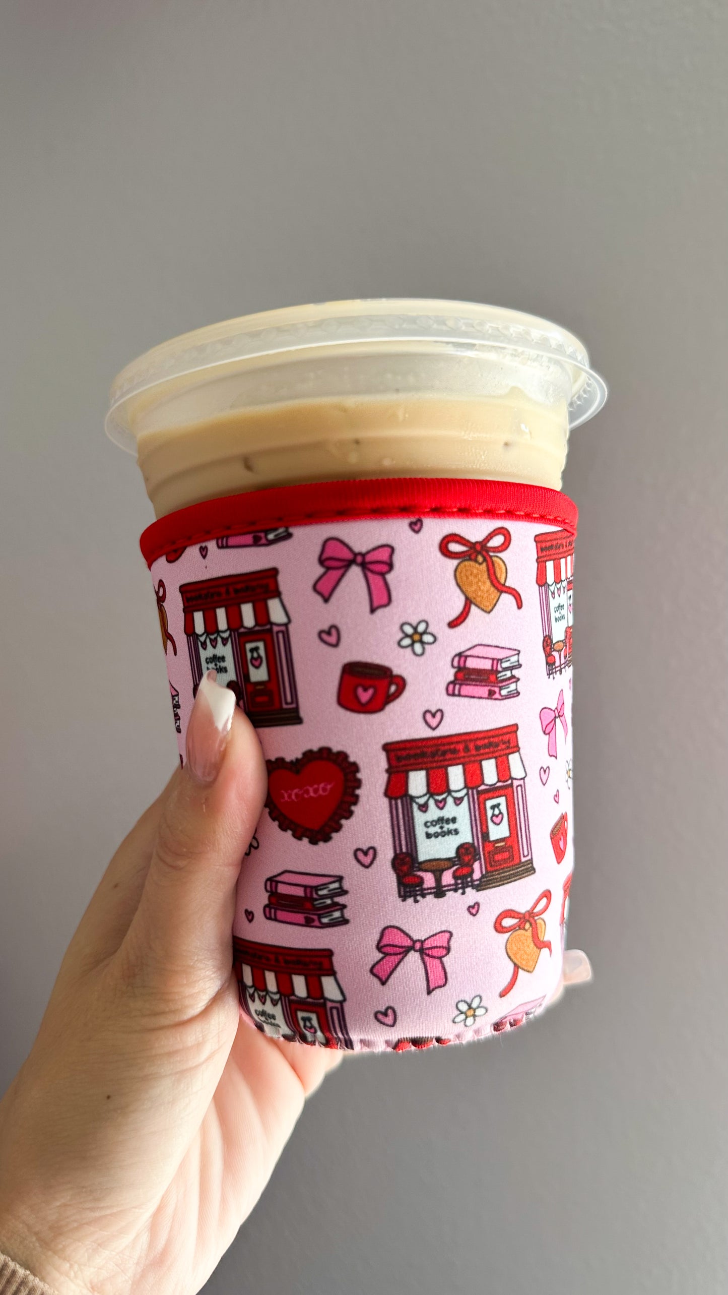 Coffee & books drink sleeve