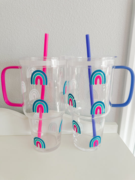 Mental health matters glass tumbler mug