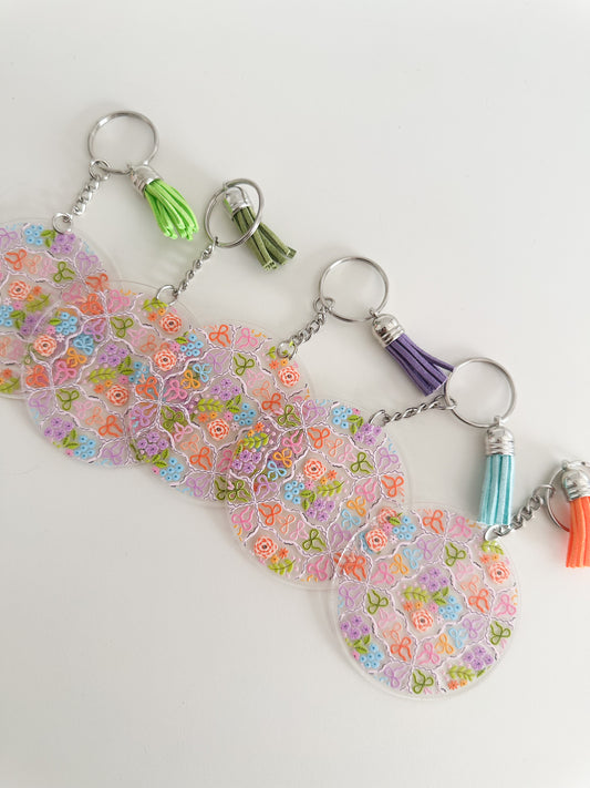 Bows acrylic keychain