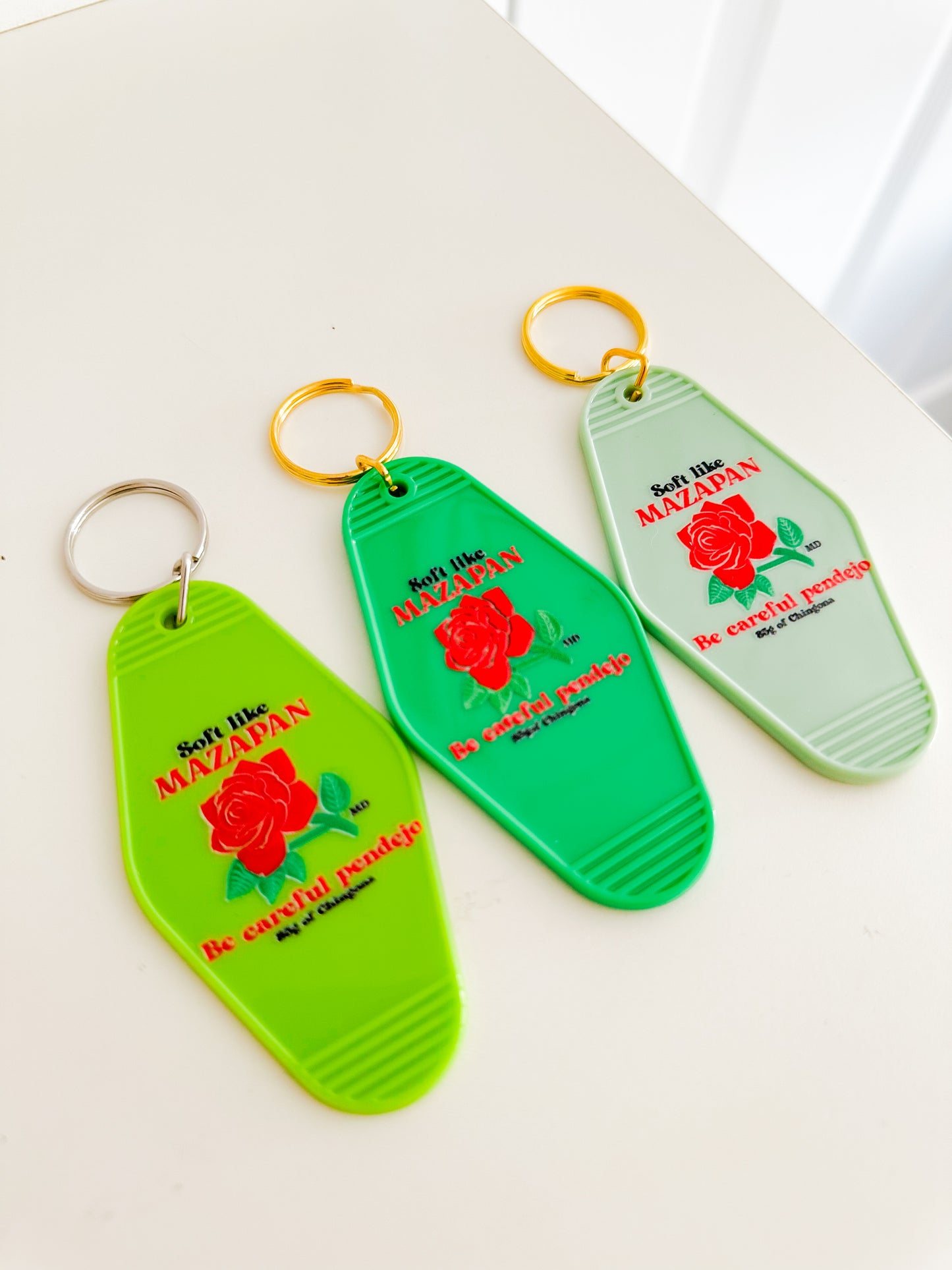 Soft like mazapán motel Keychain