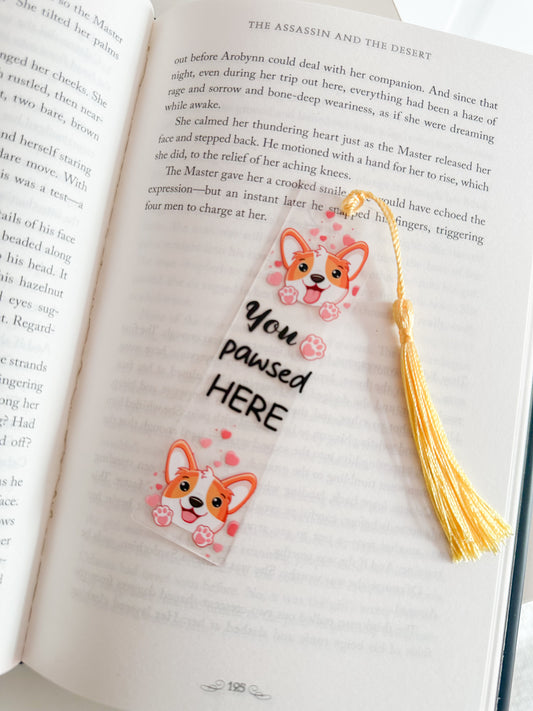 You pawsed here bookmark