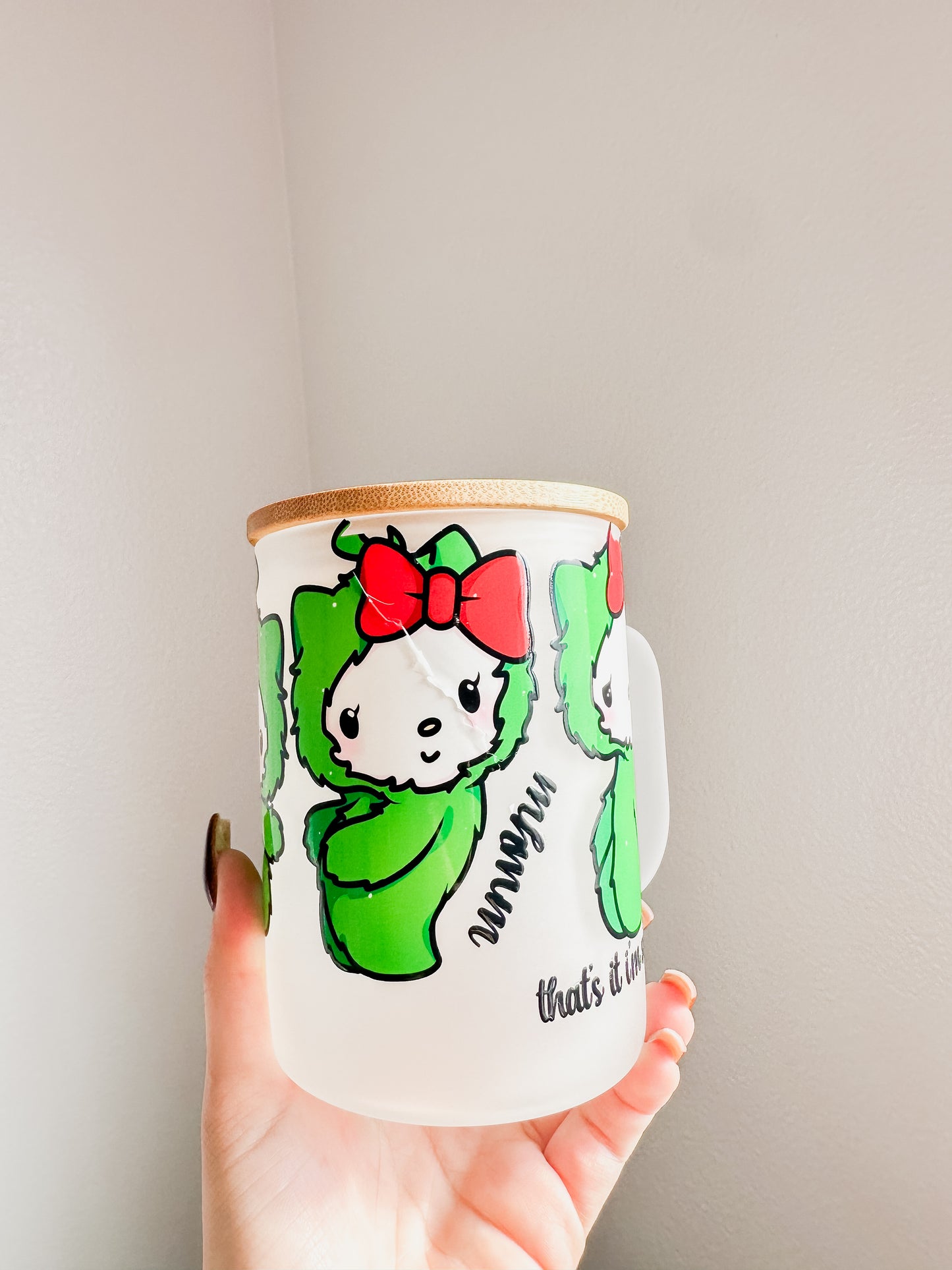 Kitty grinchmas mug