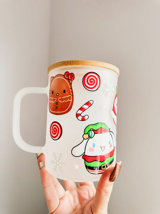 Stuffed kawaii Christmas mug