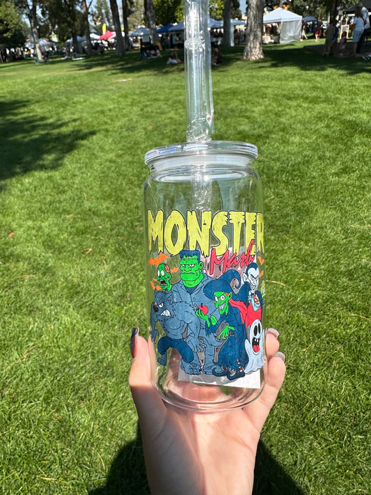 Monster mash acrylic cup