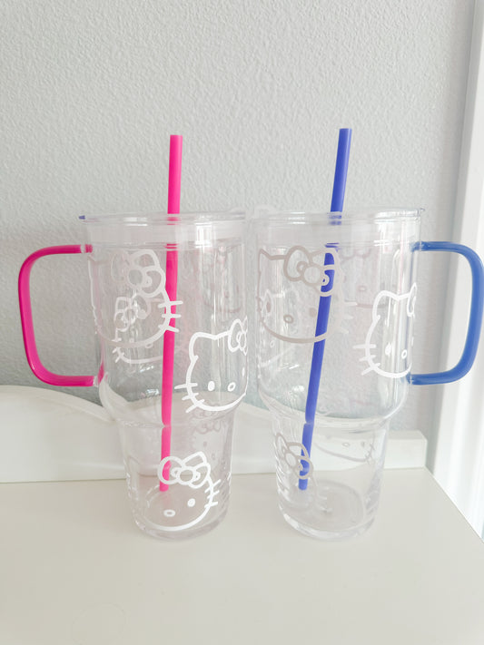 HK glass tumbler mug