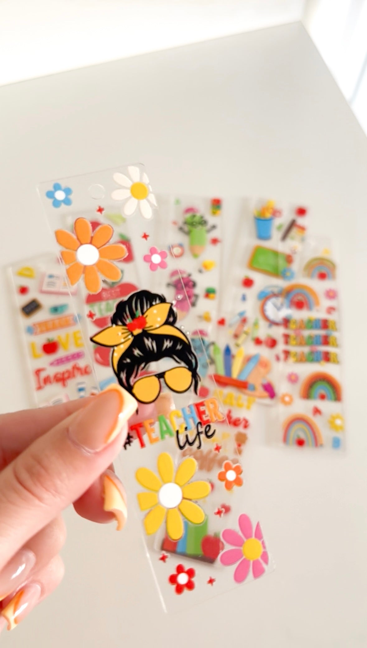 Teacher appreciation bookmark