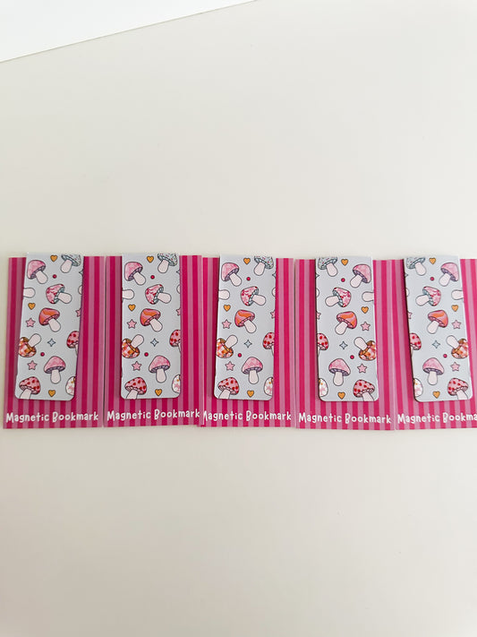 Mushroom magnetic bookmark