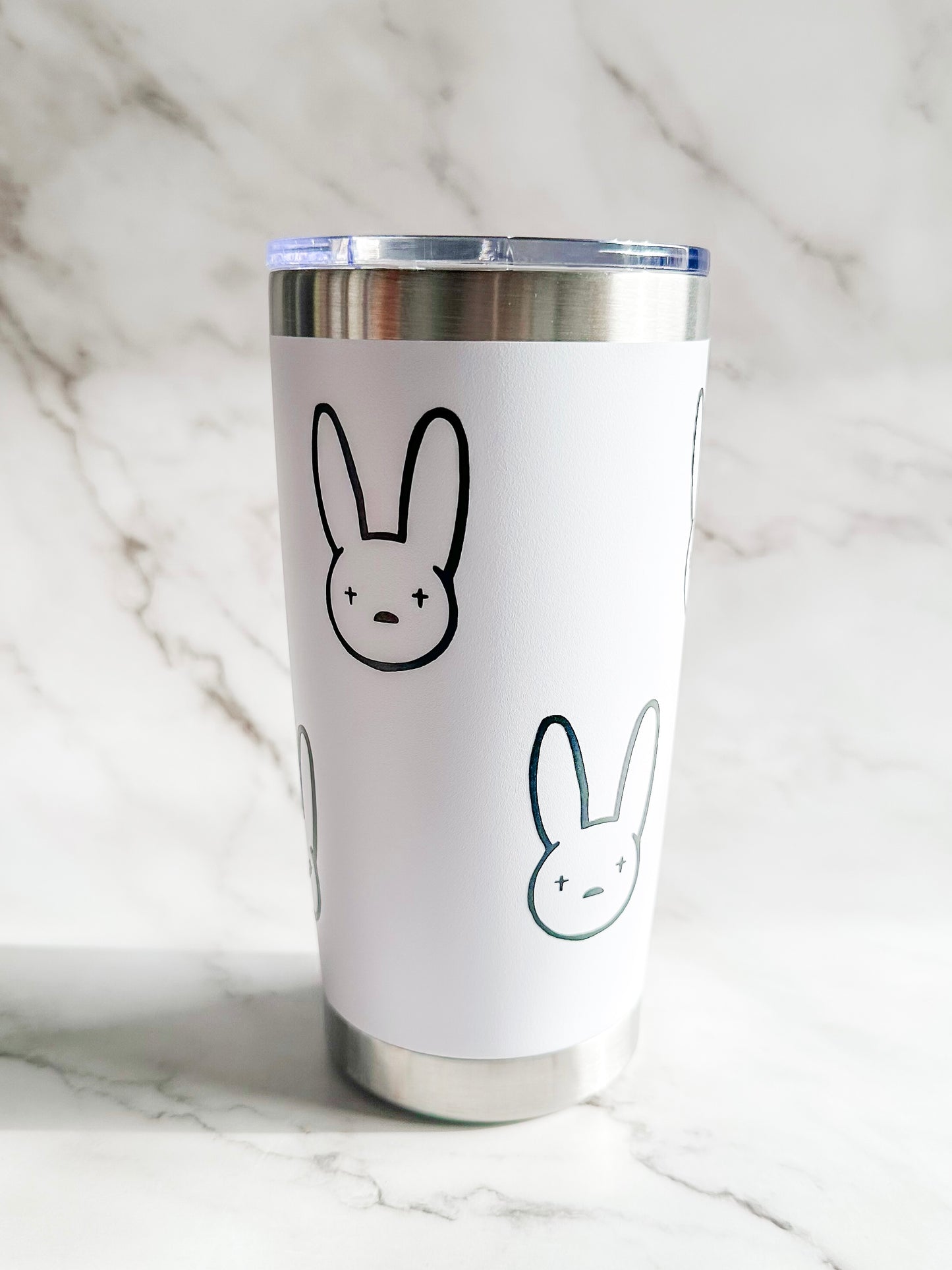 Bad bunny stainless steel cup