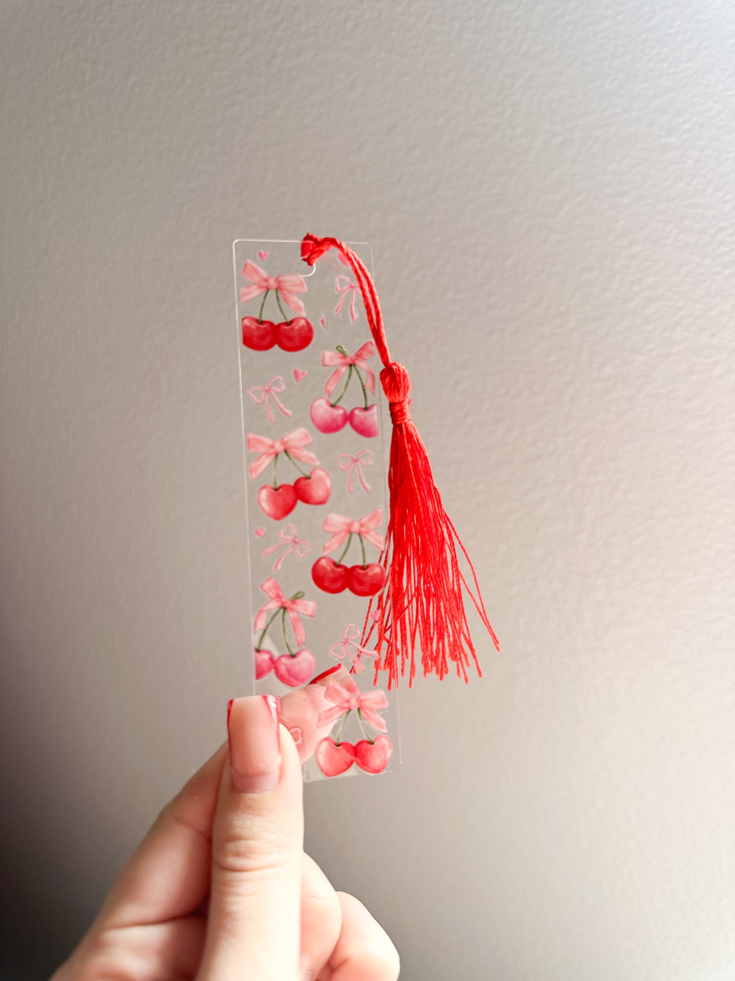 Cherry coquette bookmark