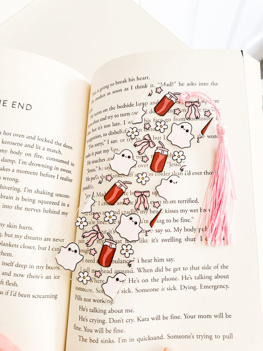 Ghosts & coffee bookmark