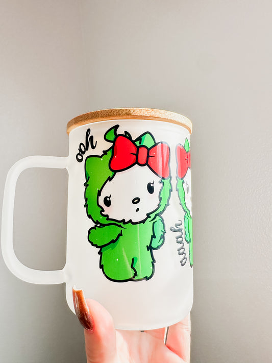 Kitty grinchmas mug