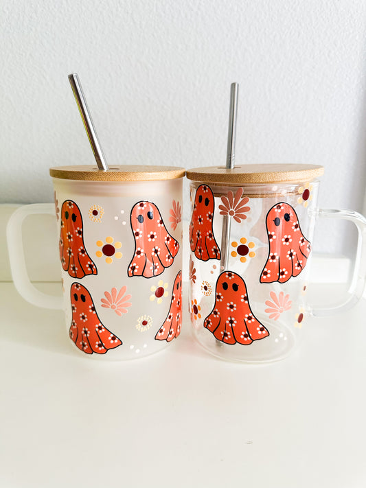 Boho ghost mug