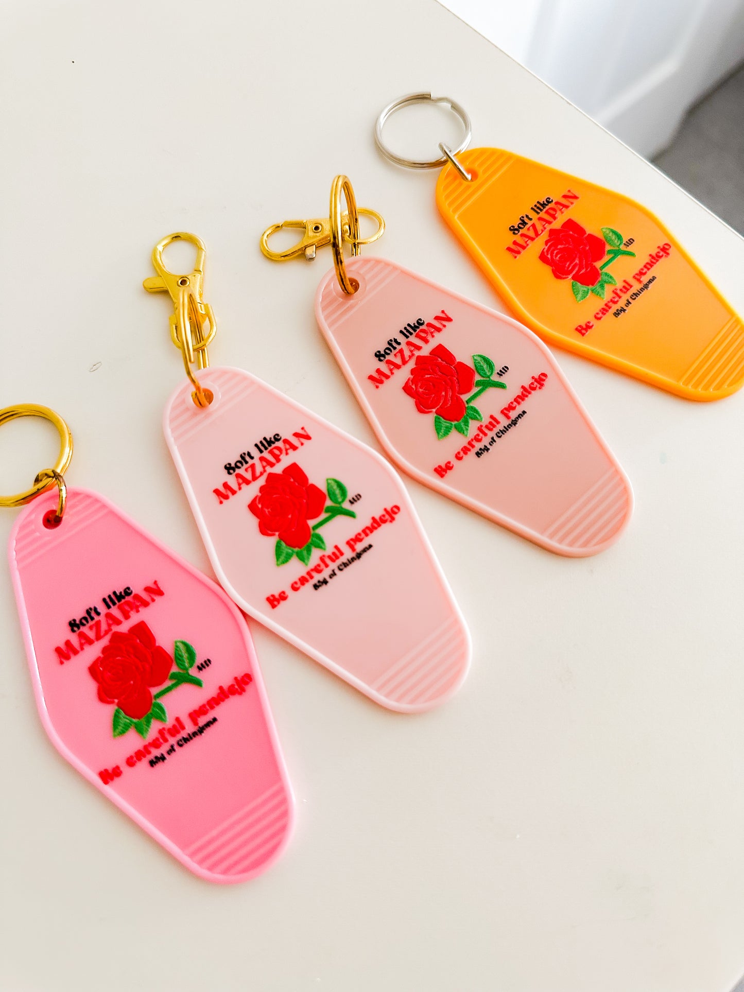 Soft like mazapán motel Keychain