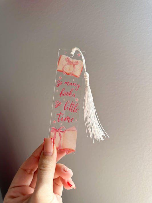 So many books so little time bookmark
