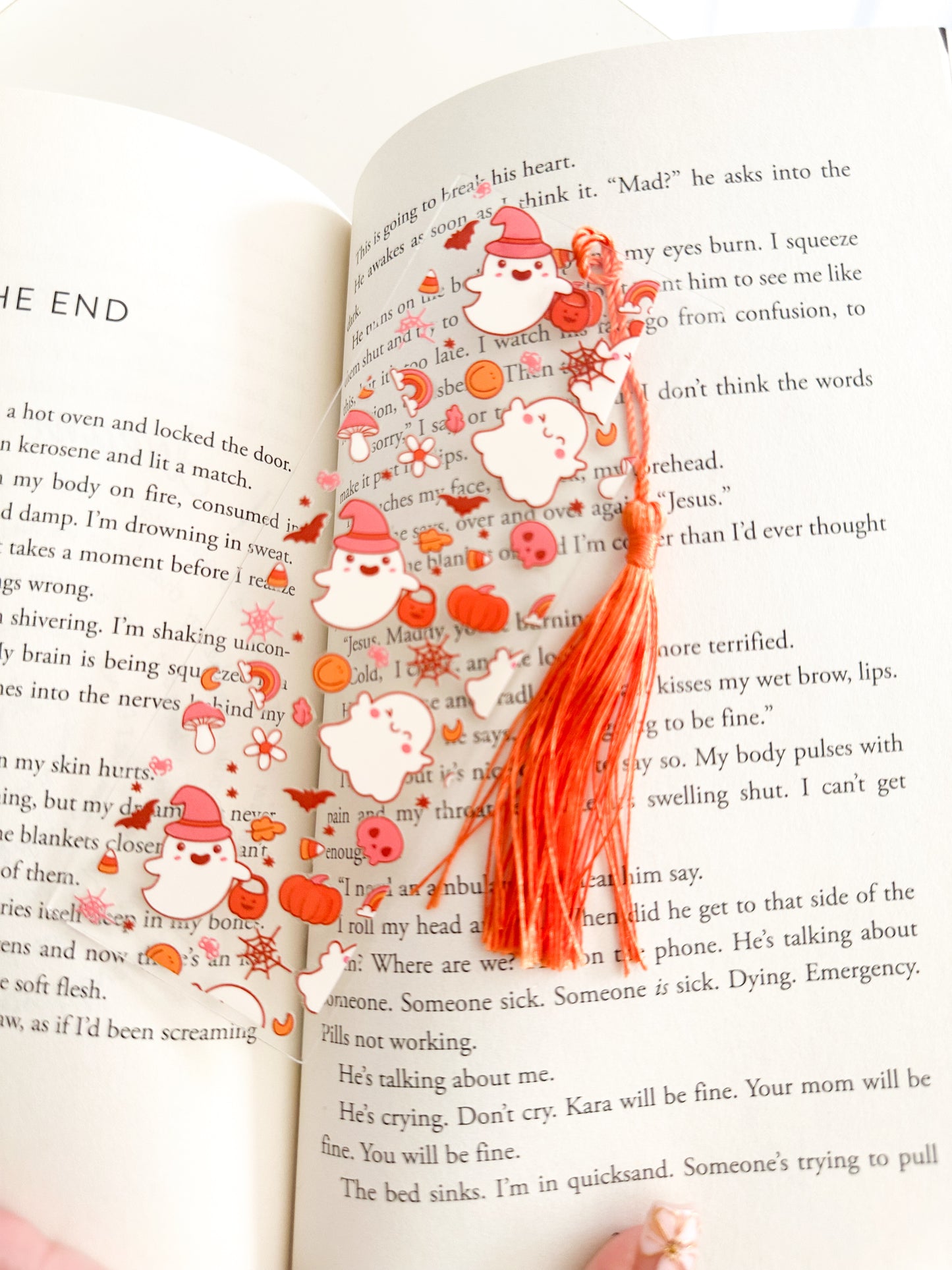 Indie Halloween bookmark