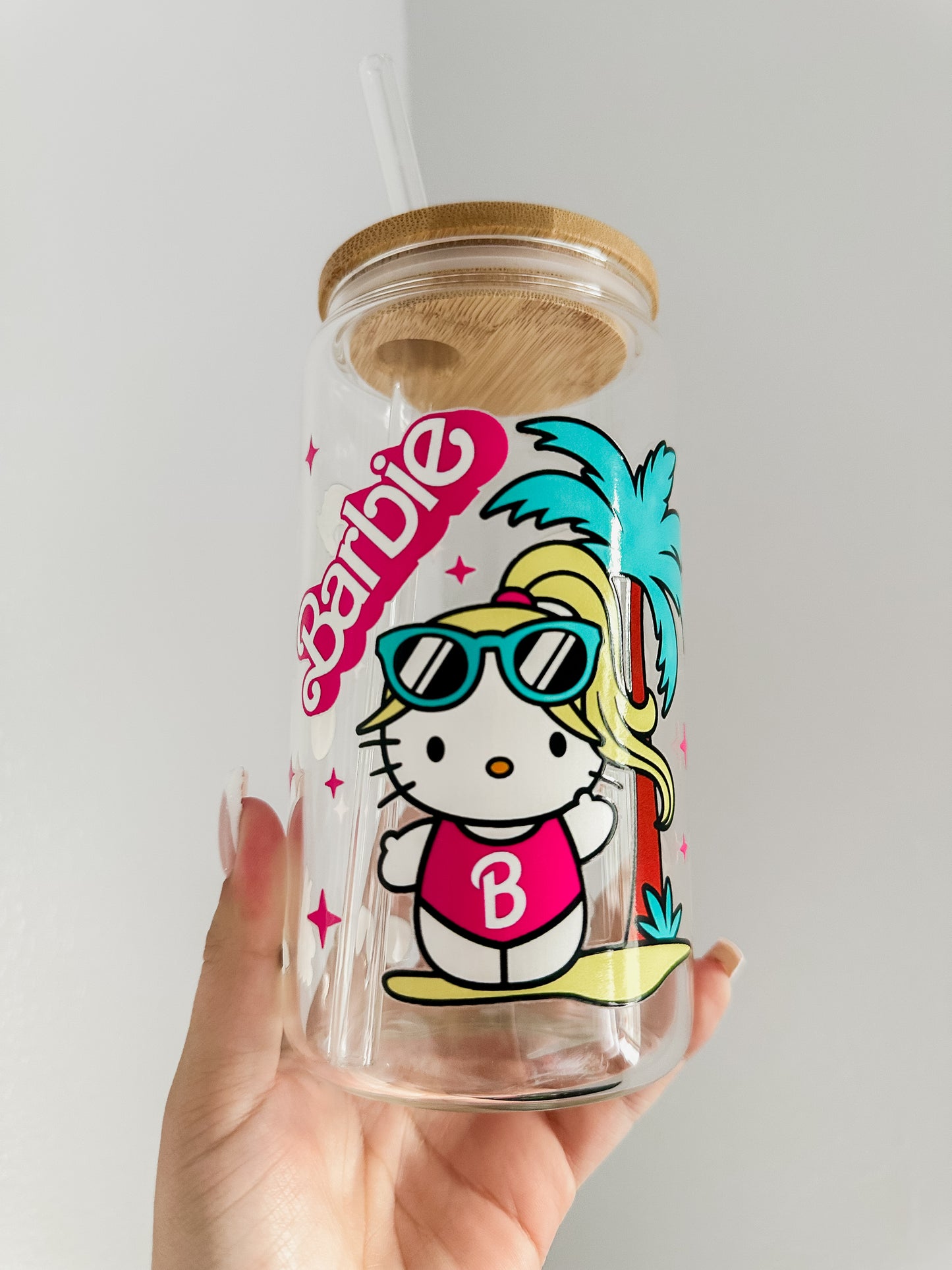 Kitty Doll glass cup