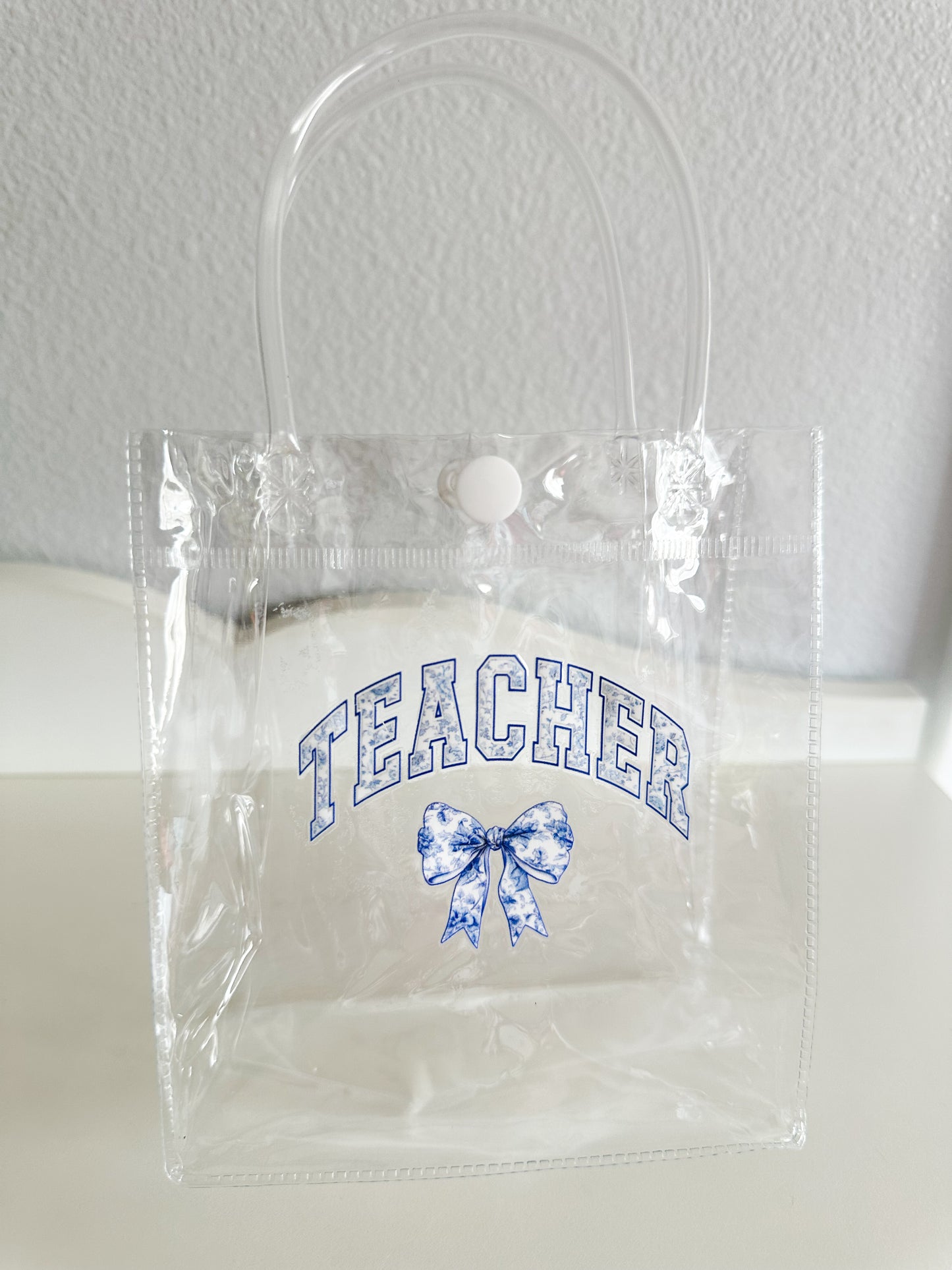 Teacher clear bags