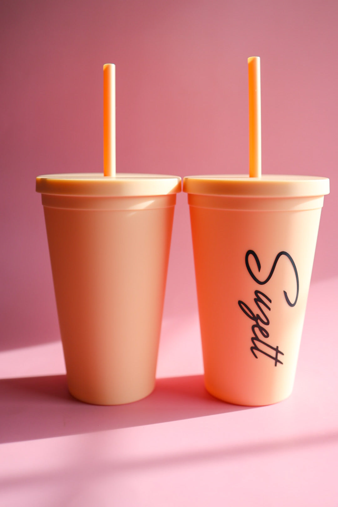 Peach 16oz classic tumbler