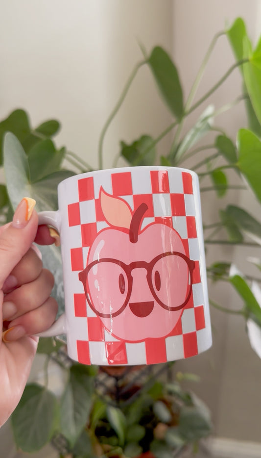Apple teacher mug