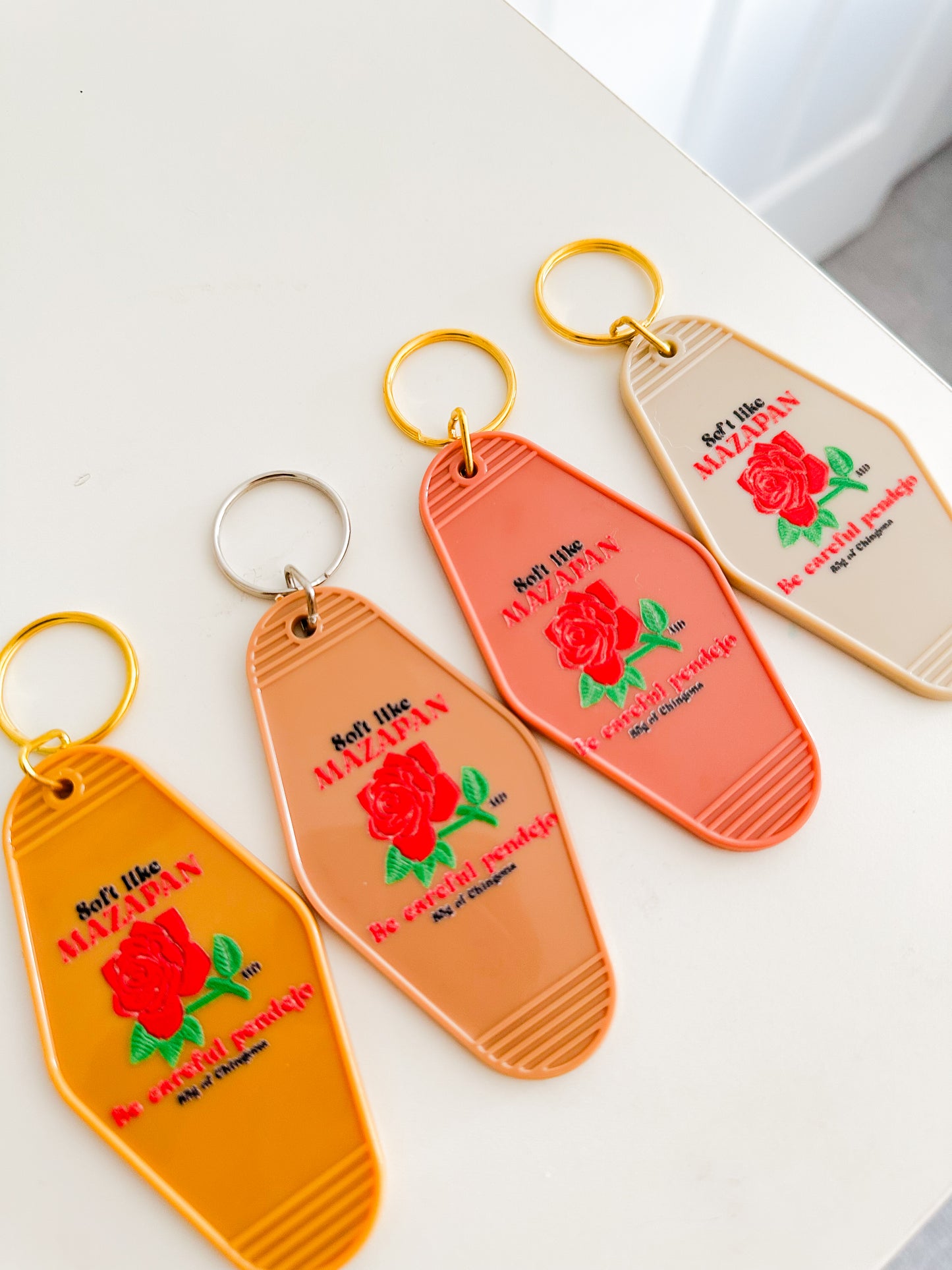 Soft like mazapán motel Keychain