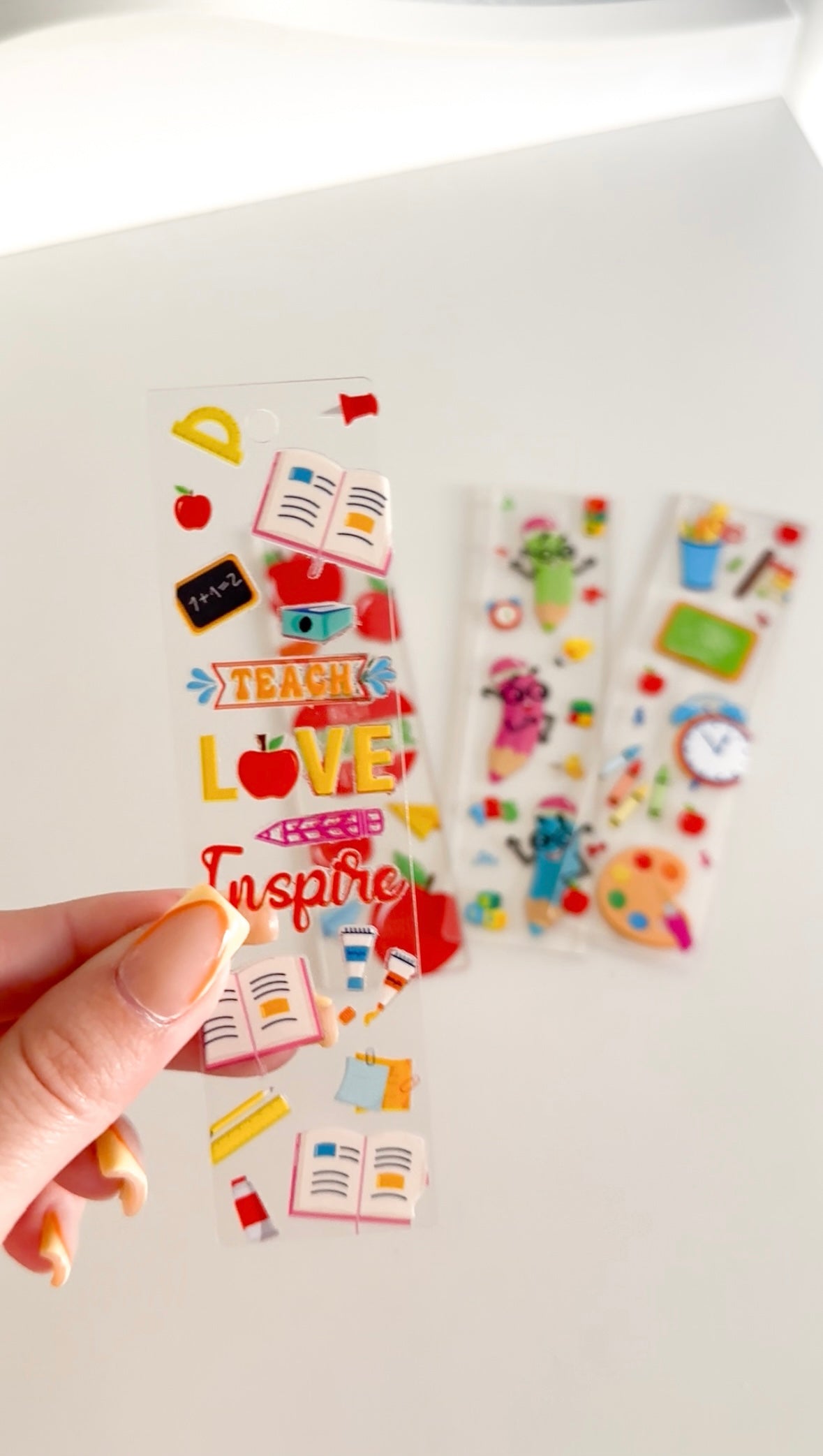 Teacher appreciation bookmark