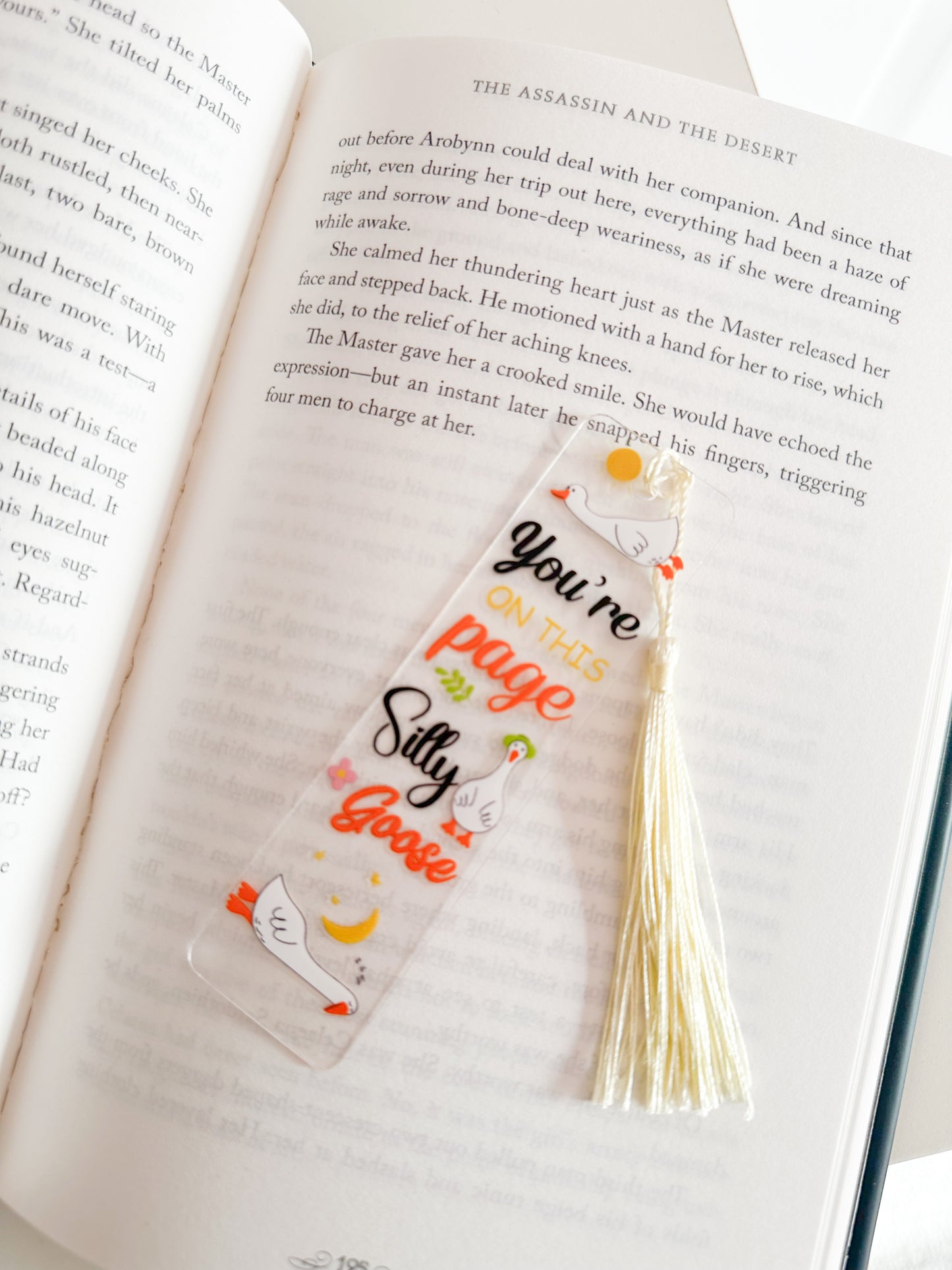 You’re on this page silly goose bookmark