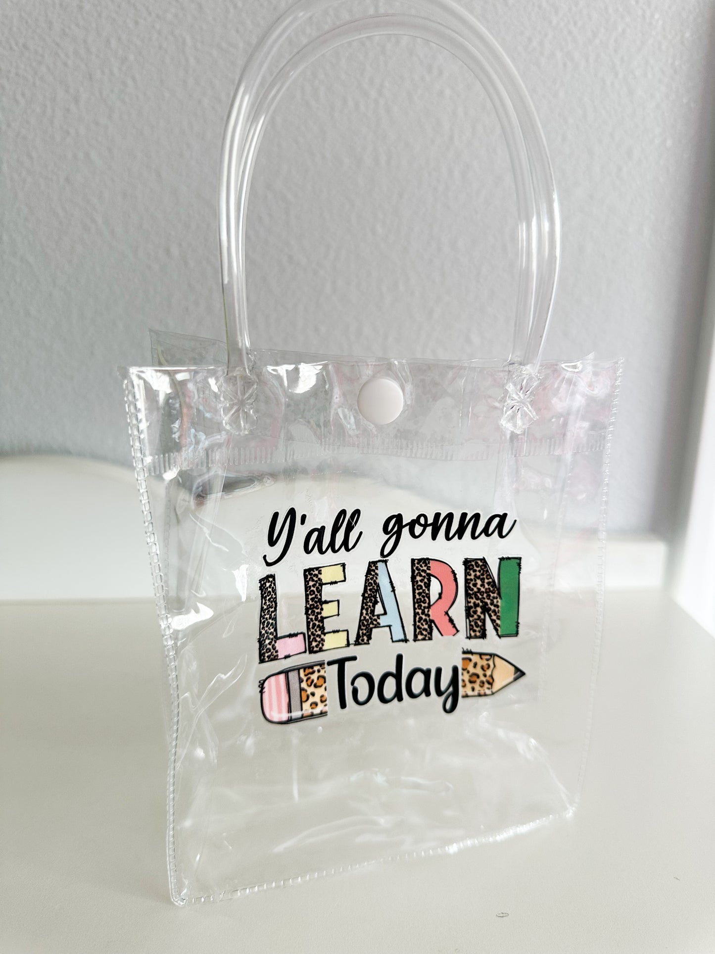 Teacher clear bags