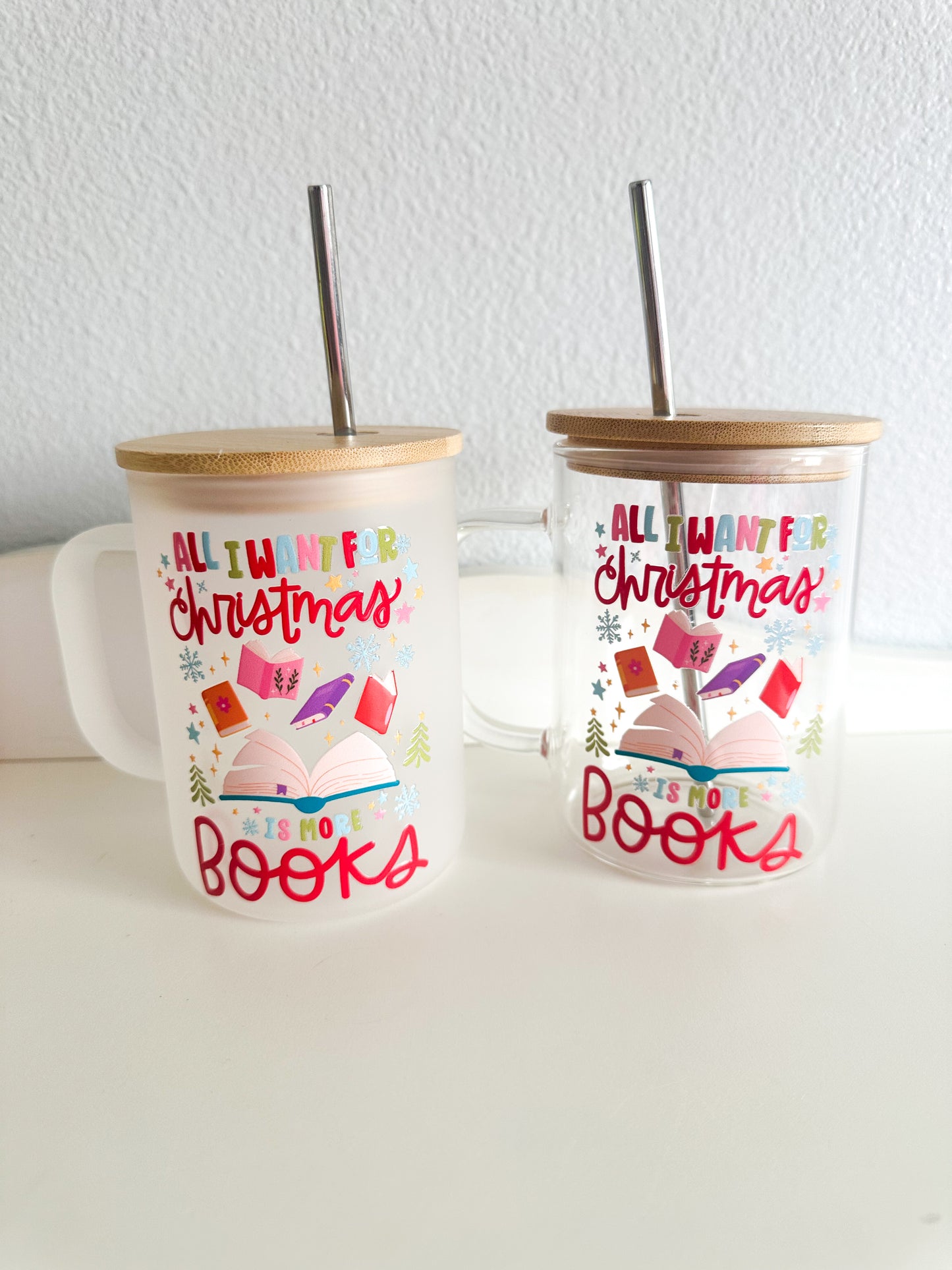 All I want for Christmas is more books mug