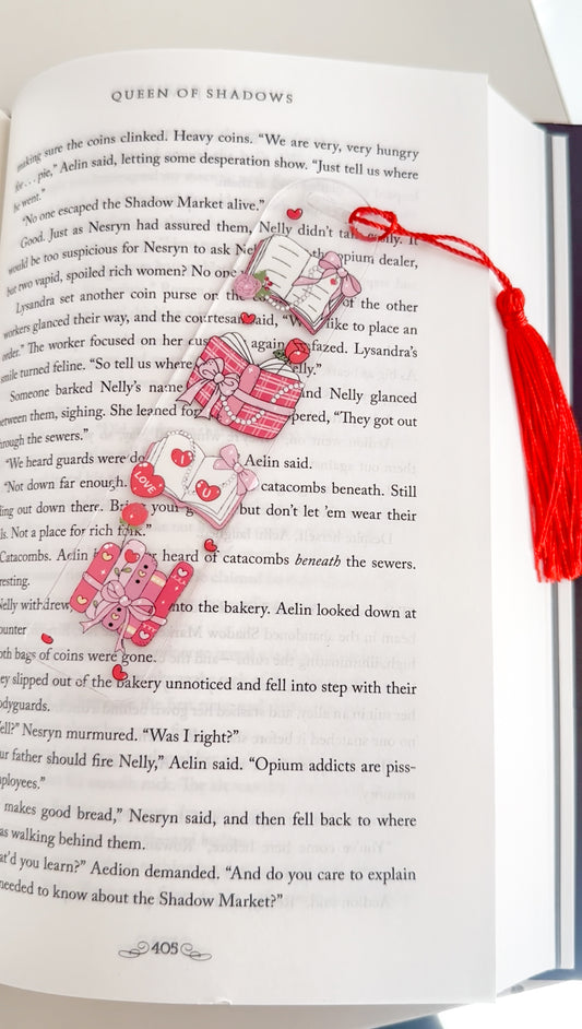 Valentine books bookmark