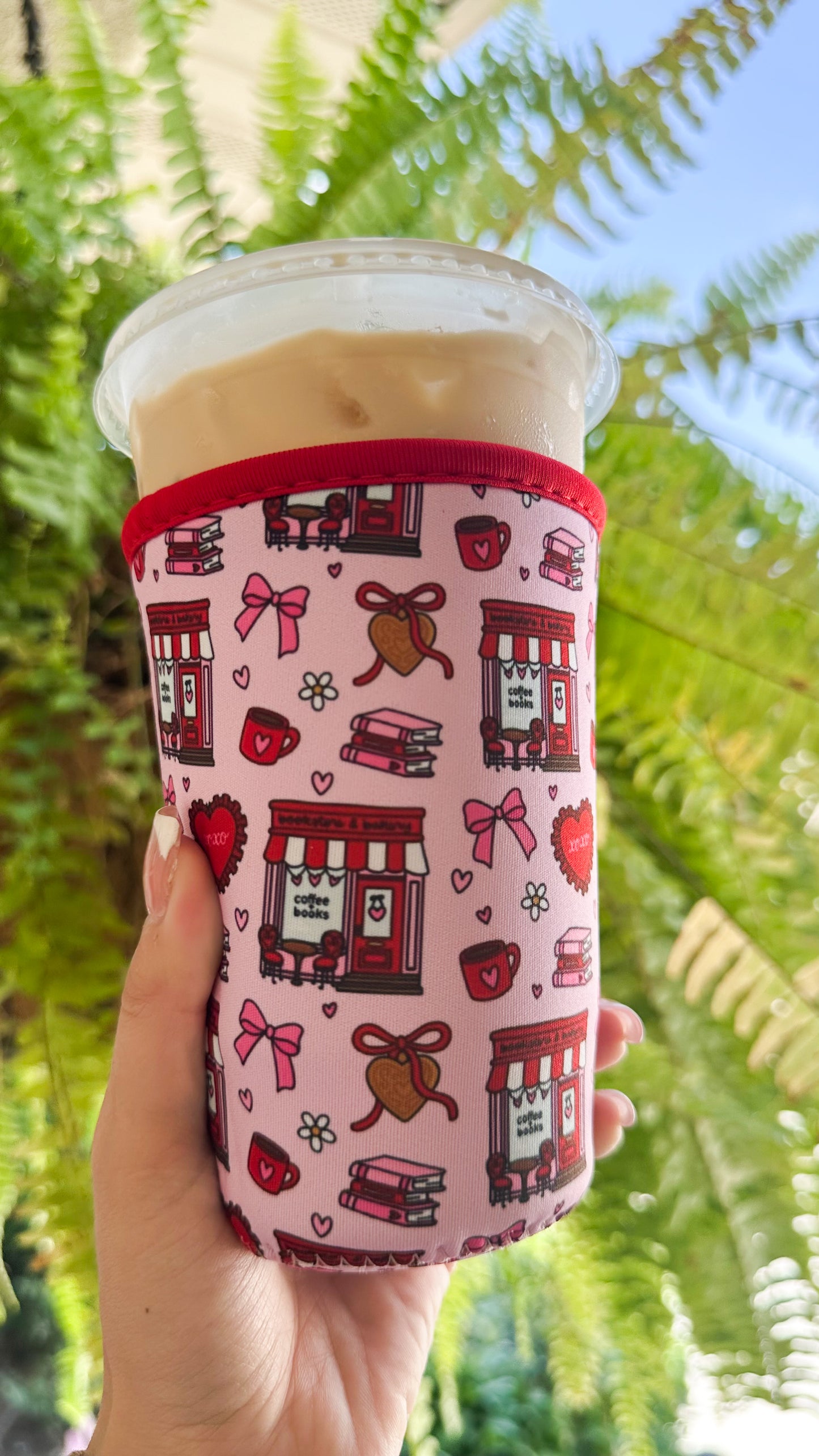 Coffee & books drink sleeve