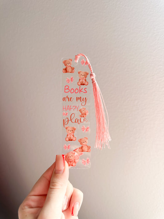 Books are my happy place bookmark