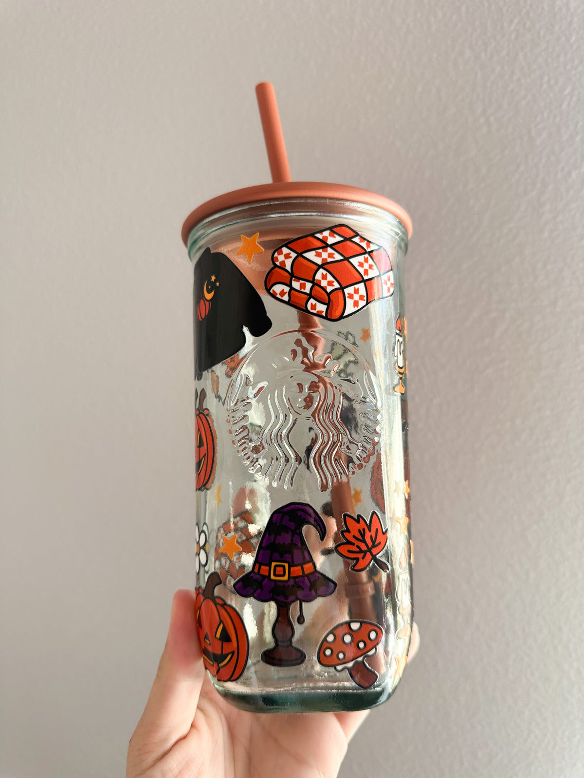 Spooky season starbs cup