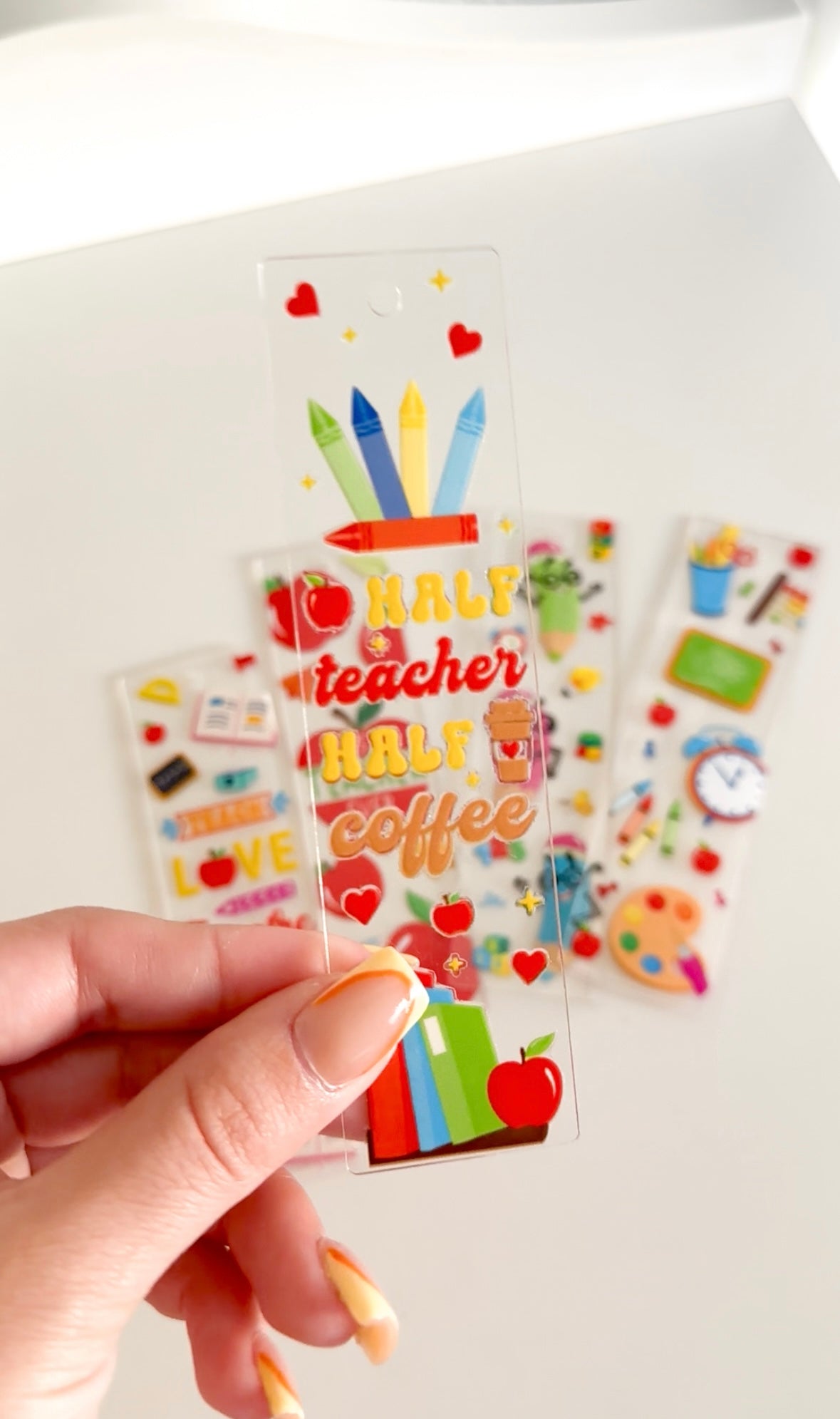 Teacher appreciation bookmark