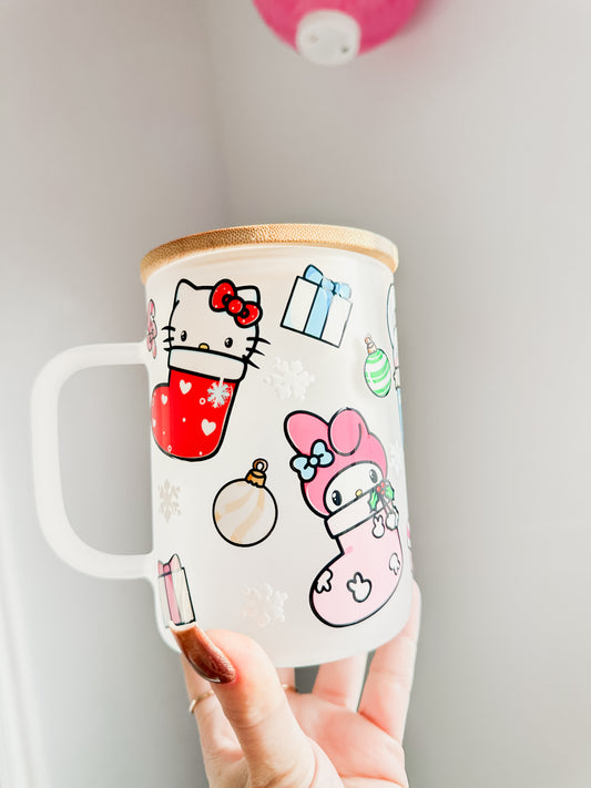 Kawaii stockings mug