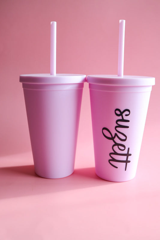 Pastel purple 16 oz classic tumbler