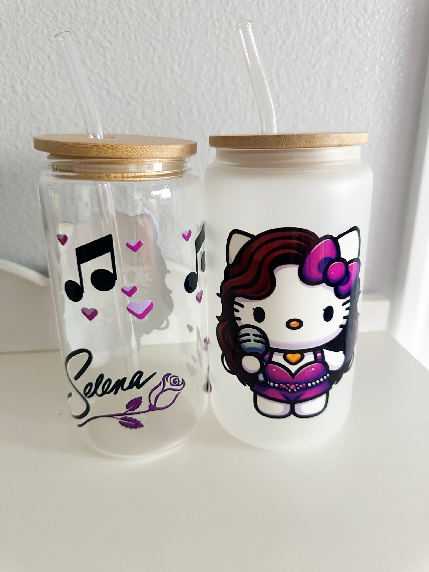 Selena x HK glass cup