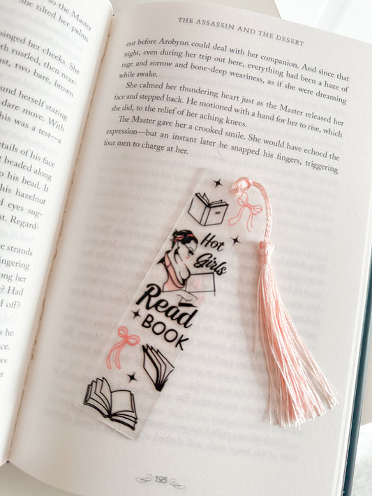 Hot girls read books bookmark